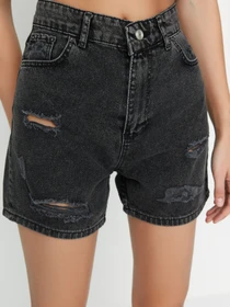 Шорты Trendyol модель TWOSS22SR00144/Gri Фото