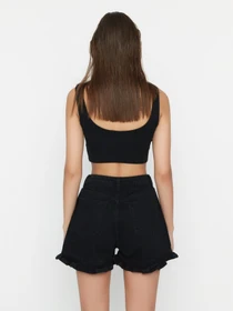 Шорты Trendyol модель TWOSS22SR00146/Siyah Фото