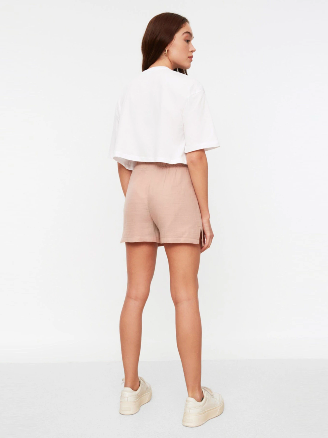 Шорты Trendyol модель TWOSS22SR0027/Bej Фото