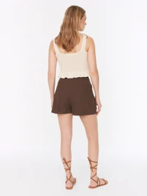 Шорты Trendyol модель TWOSS22SR0564/Kahverengi Фото