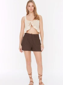 Шорты Trendyol модель TWOSS22SR0564/Kahverengi Фото