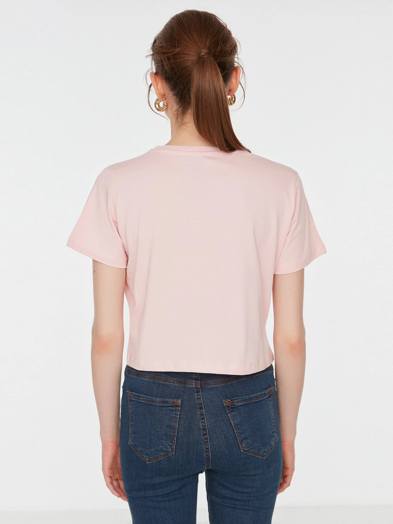 Футболки и поло Trendyol модель TWOSS22TS1503/Pembe Футболки и поло Trendyol модель TWOSS22TS1503/Pembe Фото