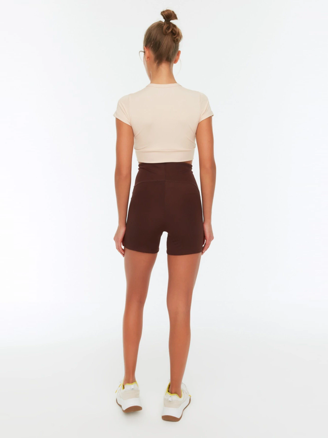 Шорты Trendyol модель TWOSS22TY0045/Kahverengi Шорты Trendyol модель TWOSS22TY0045/Kahverengi Фото