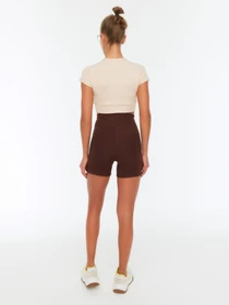 Шорты Trendyol модель TWOSS22TY0045/Kahverengi Фото