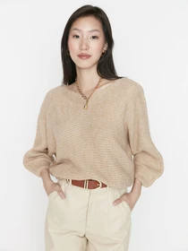 Свитры и кардиганы Trendyol модель TWOAW23KZ01572/Camel Фото