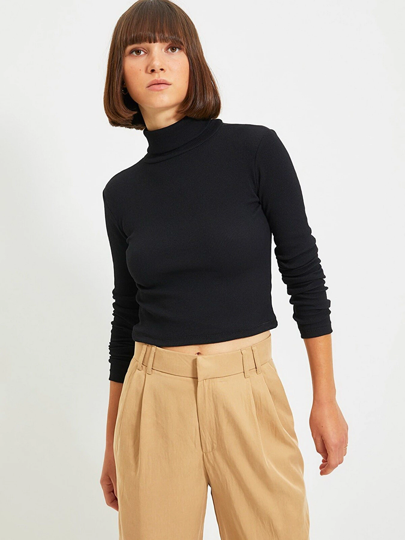 Свитры и кардиганы Trendyol модель TWOAW22BZ0142/Siyah Свитры и кардиганы Trendyol модель TWOAW22BZ0142/Siyah Фото
