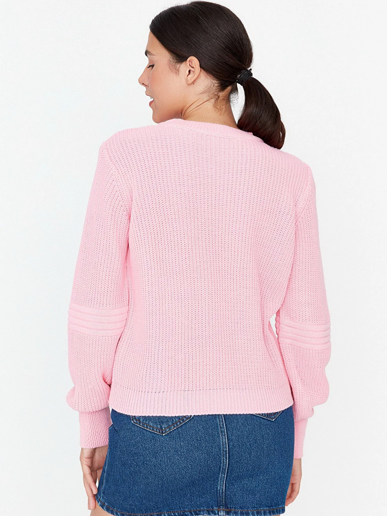 Свитры и кардиганы Trendyol модель TWOAW23KZ01721/Pembe Свитры и кардиганы Trendyol модель TWOAW23KZ01721/Pembe Фото