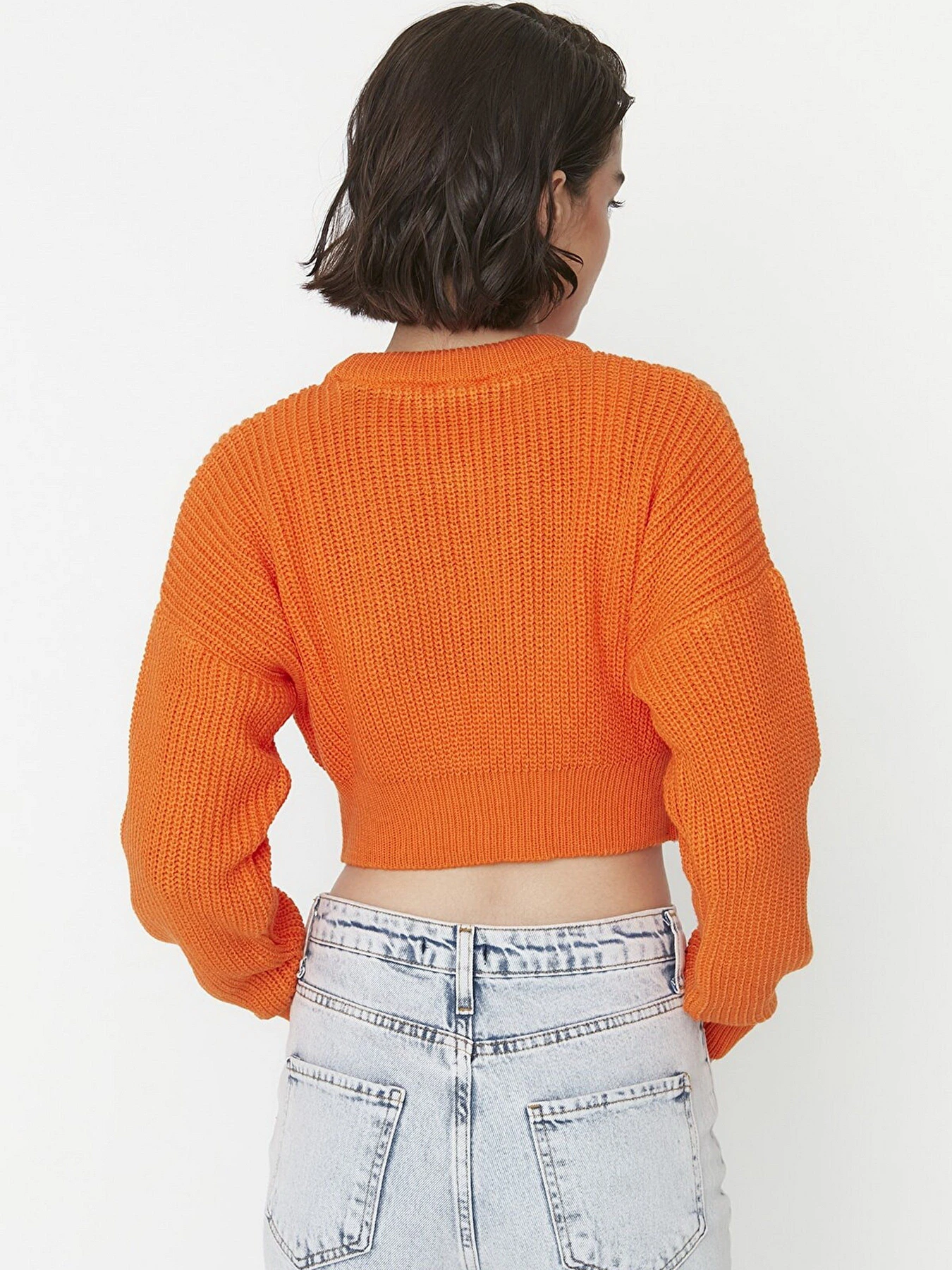 Светри та кардигани Trendyol модель TWOAW23KZ01620/Turuncu Фото