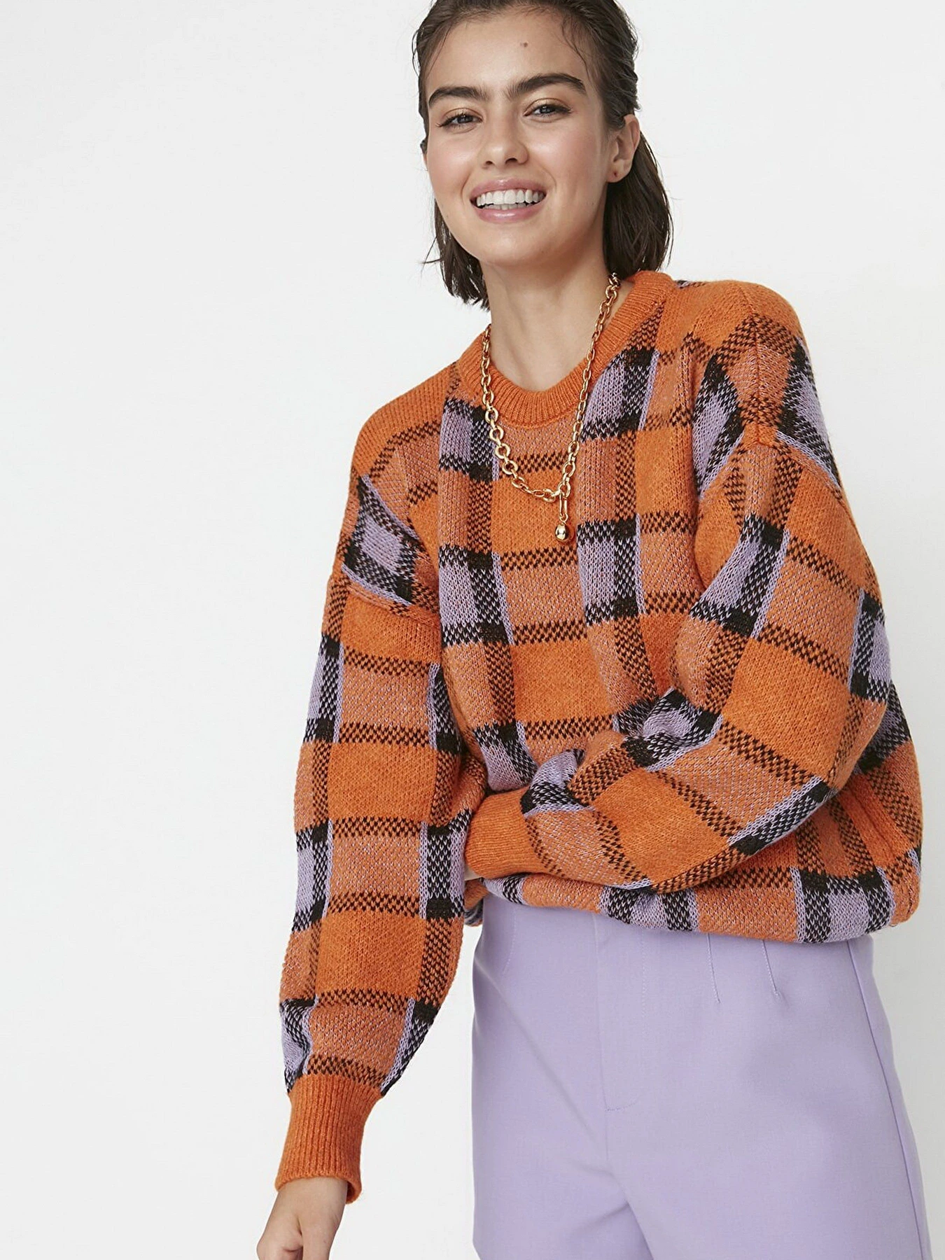 Свитры и кардиганы Trendyol модель TWOAW23KZ01486/Turuncu Фото