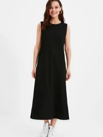 Платья Trendyol модель TCTAW22UK0110/Siyah-Ten Фото
