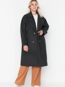 Пальто и плащи Trendyol модель TBBAW23KB00005/Antrasit Фото