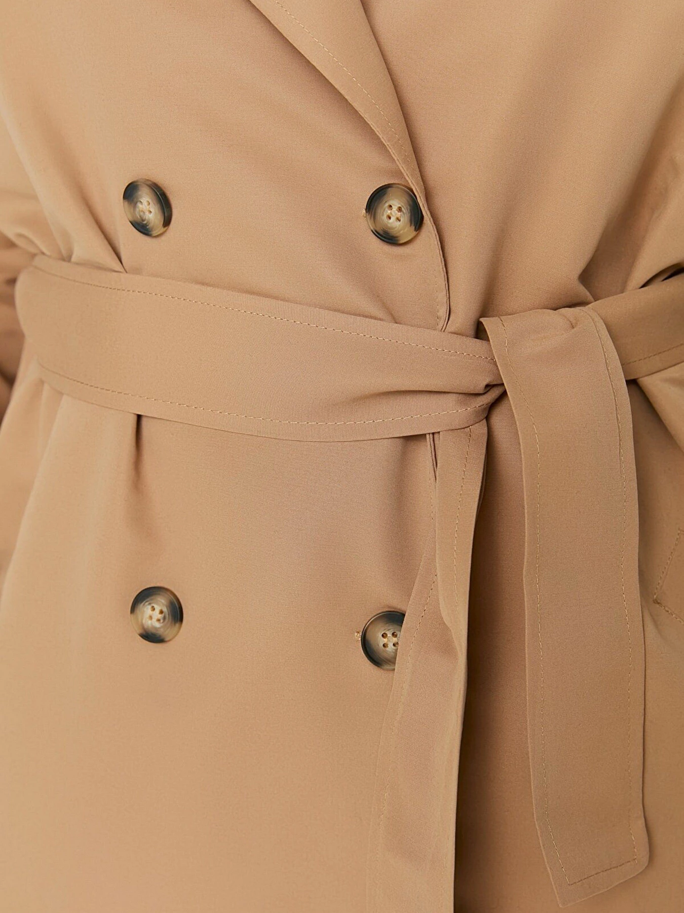 Пальто и плащи Trendyol модель TBBAW23BM00001/Camel Фото