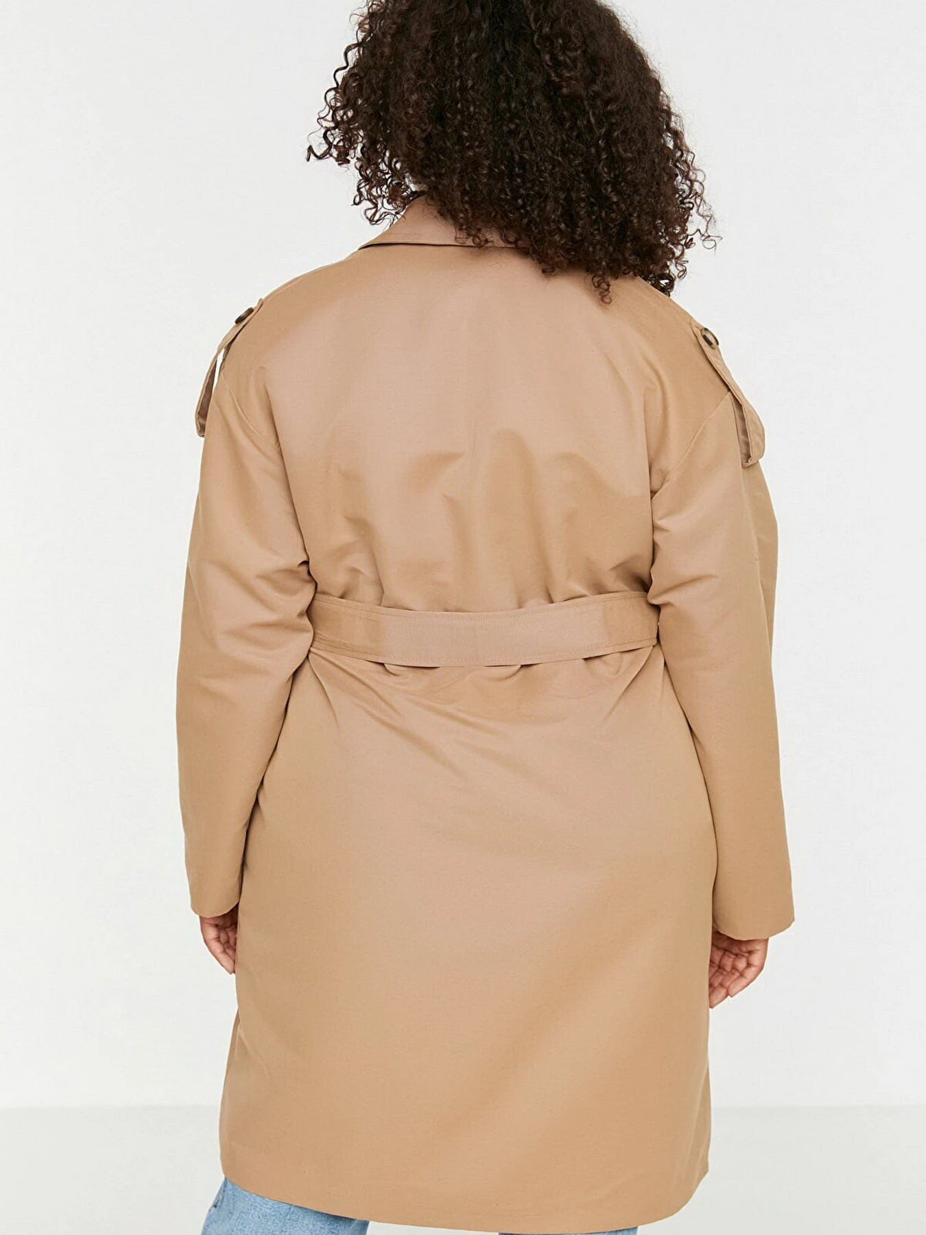 Пальто и плащи Trendyol модель TBBAW23BM00001/Camel Фото