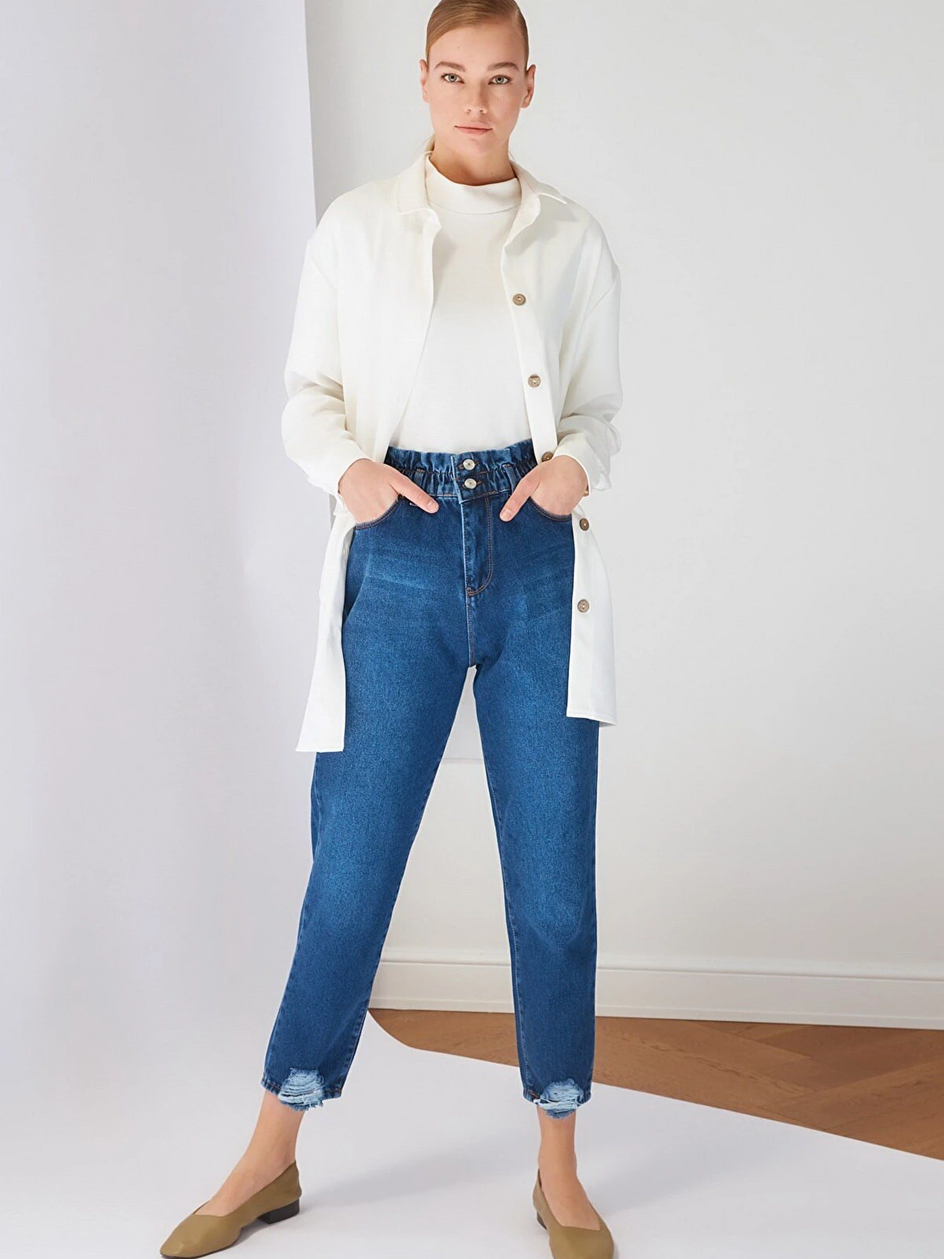 Джинси Trendyol модель TCTSS21JE0603/Mavi Фото