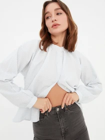 Рубашки Trendyol модель TWOAW21GO0114/Gri Фото