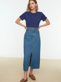 Футболки и поло Trendyol модель TWOSS20TS0141/Lacivert-Bej Фото