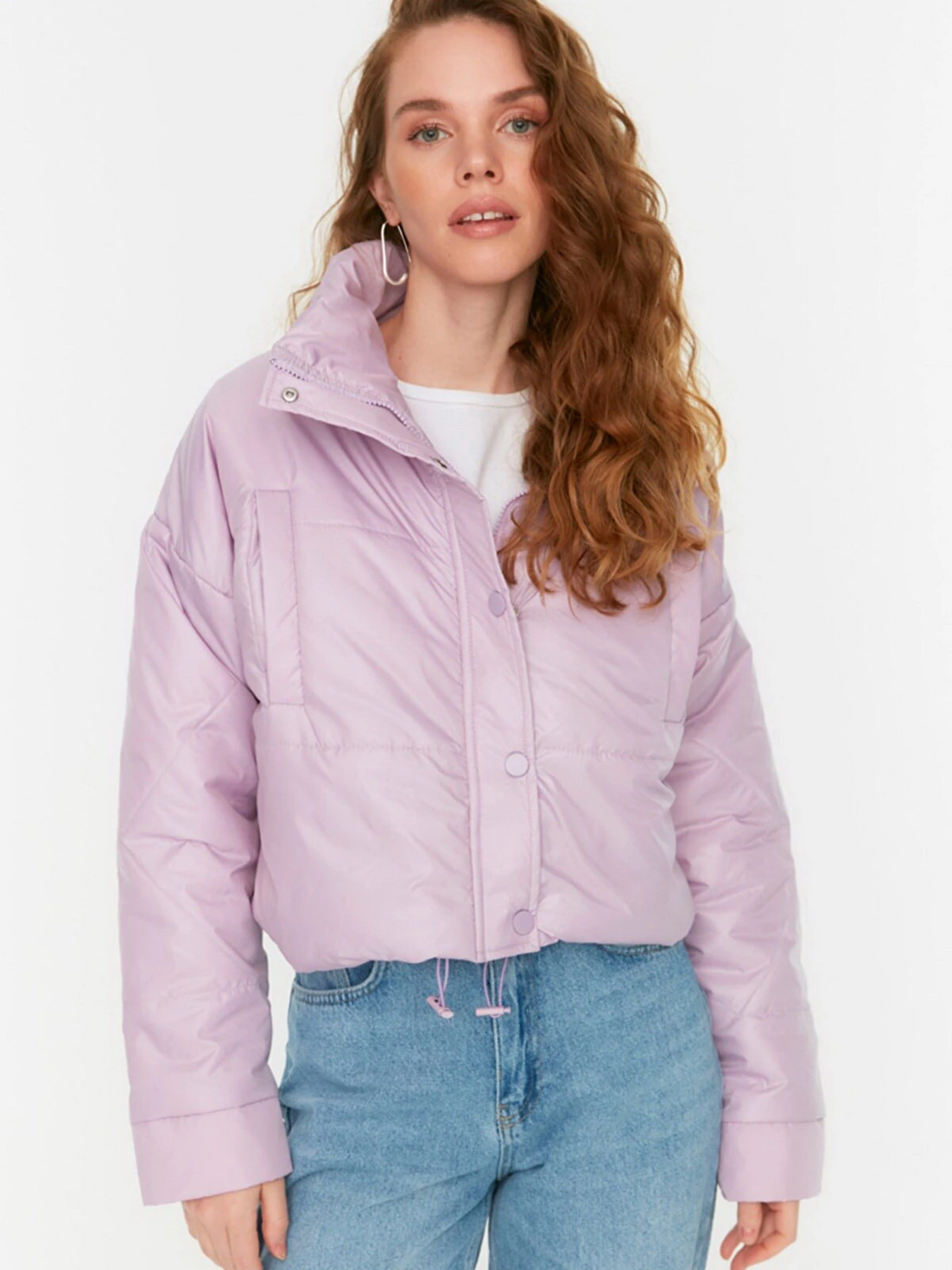 Куртки и дубленки Trendyol модель TWOSS22MO0059/Lila Фото