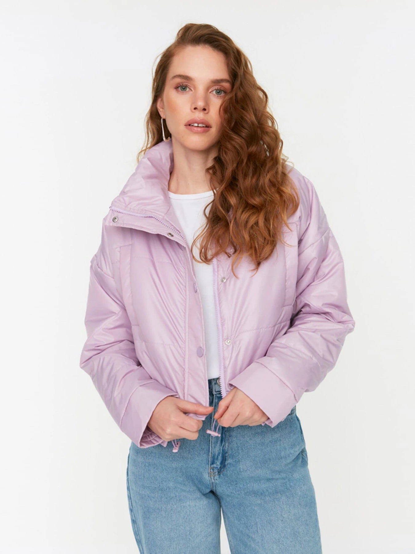 Куртки и дубленки Trendyol модель TWOSS22MO0059/Lila Фото