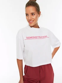 Футболки и поло Trendyol модель TWOSS22TS00131/Beyaz Фото