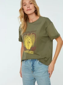 Футболки и поло Trendyol модель TWOSS22TS0997/Acik Yesil Фото