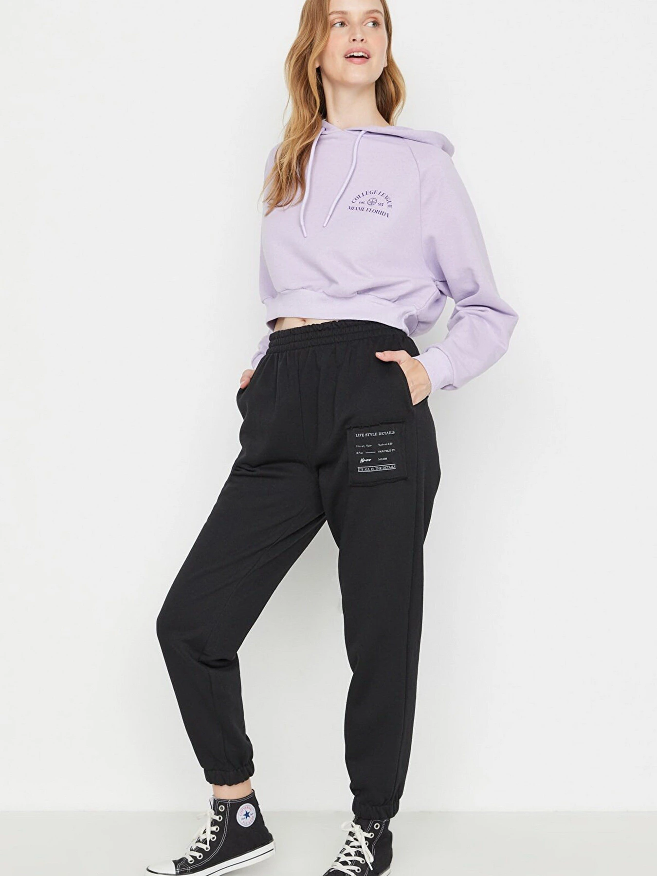 Штани Trendyol модель TWOAW23EA00124/Siyah Фото