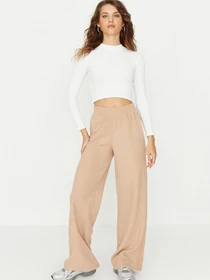 Брюки Trendyol модель TWOAW23EA00132/Bej Фото