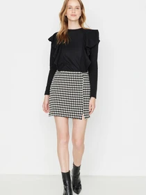 Юбки Trendyol модель TWOAW23ET00112/Siyah Фото