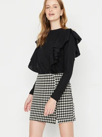 Юбки Trendyol модель TWOAW23ET00112/Siyah Фото