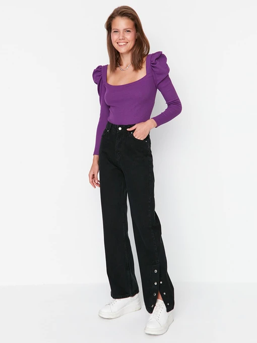 Джинсы Trendyol модель TWOAW23JE00180/Siyah Фото