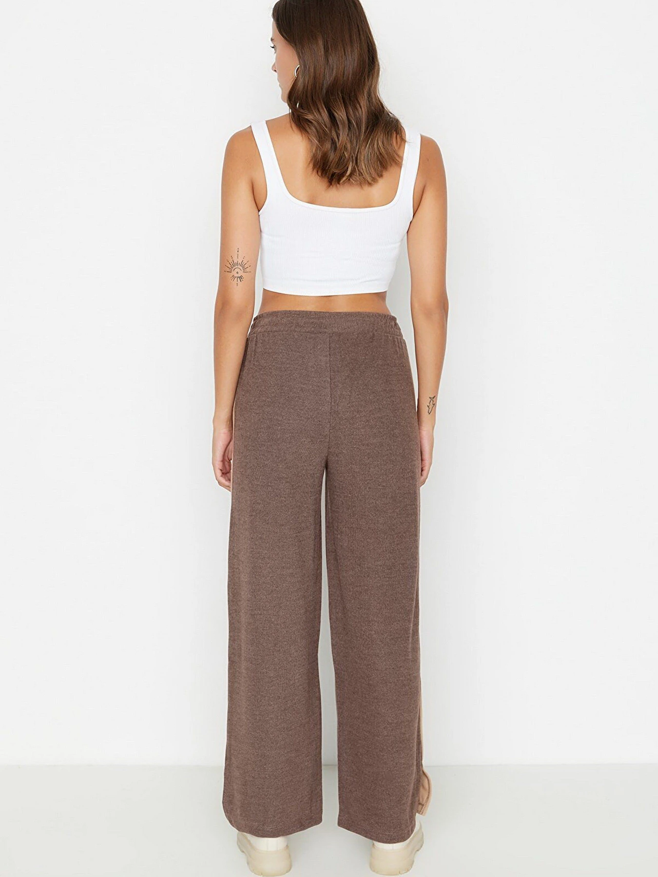 Брюки Trendyol модель TWOAW23PL00172/Kahverengi Брюки Trendyol модель TWOAW23PL00172/Kahverengi Фото