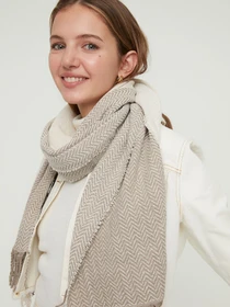 Шарфи та хустки Trendyol модель TWOAW22AT0052/Ekru Фото