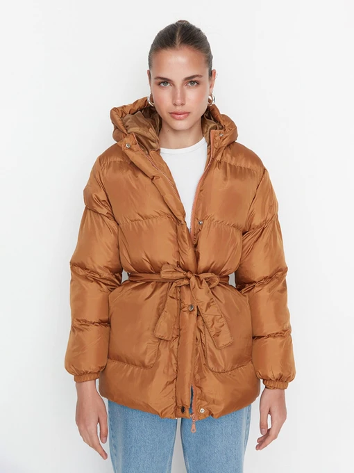 Куртки и дубленки Trendyol модель TWOAW21MO0011/Camel Фото