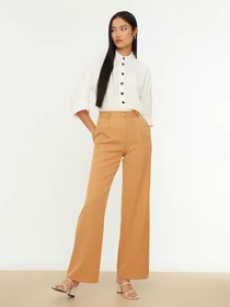 Штани Trendyol модель TWOAW21PL0076/Kahverengi Фото