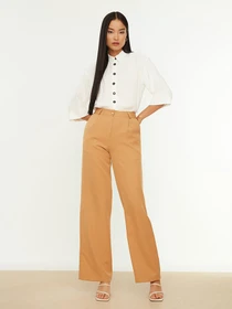 Штани Trendyol модель TWOAW21PL0076/Kahverengi Фото