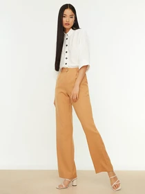 Штани Trendyol модель TWOAW21PL0076/Kahverengi Фото
