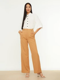 Штани Trendyol модель TWOAW21PL0076/Kahverengi Фото