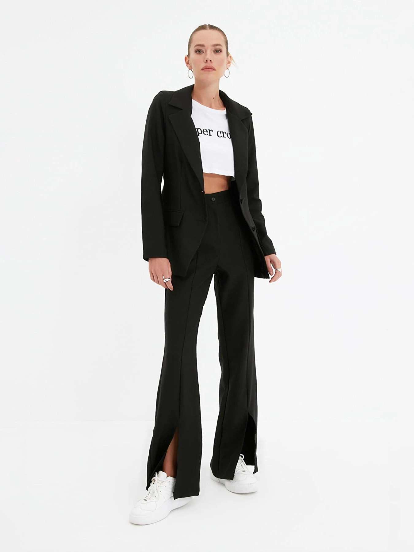 Штани Trendyol модель TWOAW22PL0046/Siyah Штани Trendyol модель TWOAW22PL0046/Siyah Фото