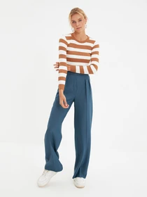 Штани Trendyol модель TWOAW22PL0066/Petrol Фото