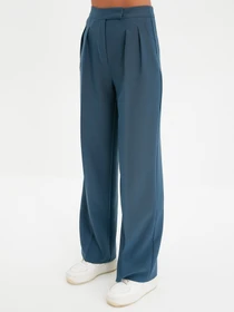 Штани Trendyol модель TWOAW22PL0066/Petrol Фото