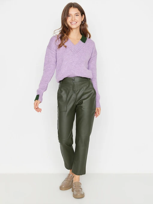 Брюки Trendyol модель TWOAW22PL0347/Acik Haki Фото