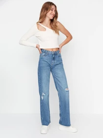 Джинсы Trendyol модель TWOAW23JE00072/Mavi Фото