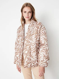 Куртки и дубленки Trendyol модель TWOAW23MO00228/Camel Фото