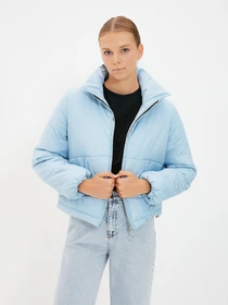 Куртки и дубленки Trendyol модель TWOSS20MO0015/Mavi Фото