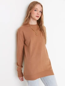 Свитры и кардиганы Trendyol модель TCTAW22AK0026/Camel Фото