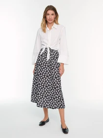 Юбки Trendyol модель TCTAW22EE0001/Siyah-Beyaz-Cok Фото