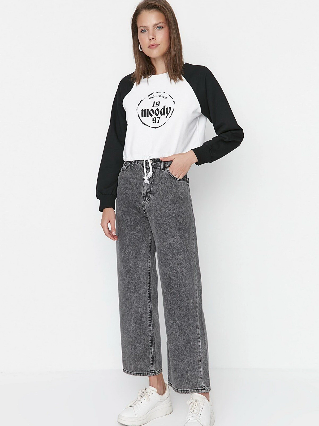 Джинси Trendyol модель TCTAW23JE00069/Gri Фото