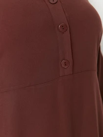 Платья Trendyol модель TBBAW23AH00140/Kahverengi Фото