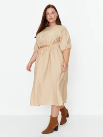 Платья Trendyol модель TBBSS22AH00026/Camel Фото
