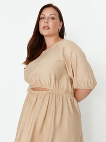 Платья Trendyol модель TBBSS22AH00026/Camel Фото