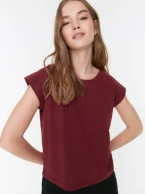 Футболки и поло Trendyol модель THMSS22TS2320/Bordo Фото